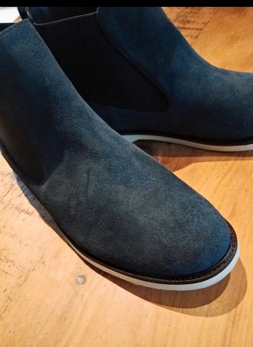 Lacoste navy suede ankle - navy, boots
