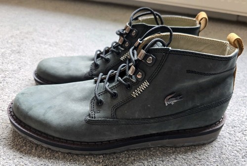 Men lacoste blue leather - lacoste,