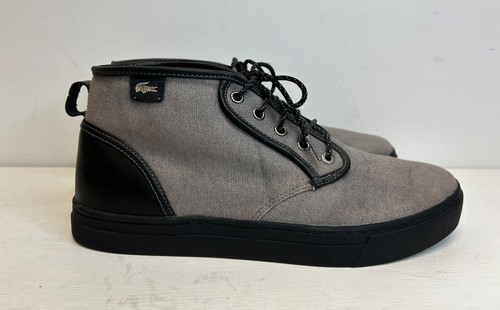 Lacoste grey canvas mens - lacoste,