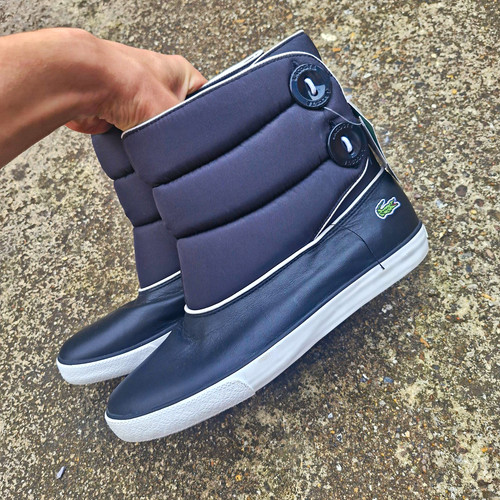 Lacoste navy slip padded - lacoste,