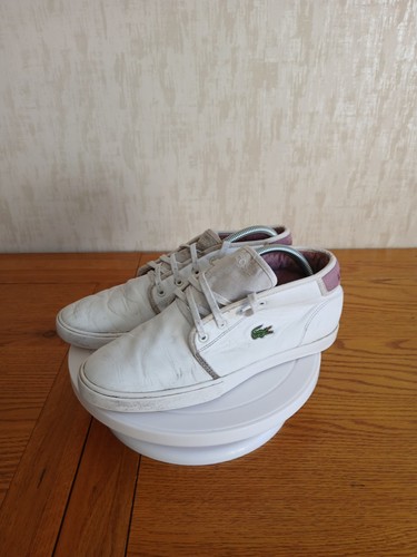 Lacoste white leather - white,