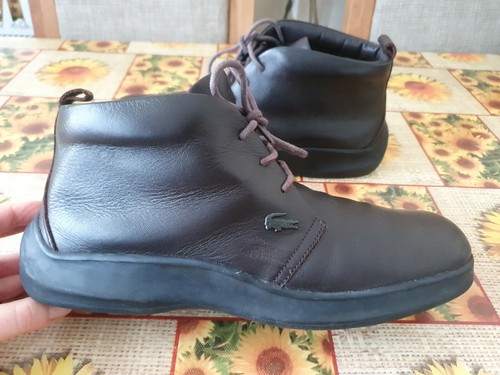 Lacoste brown leather - brown,