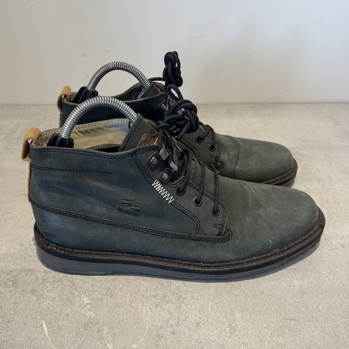 Lacoste green leather delevan - lacoste,