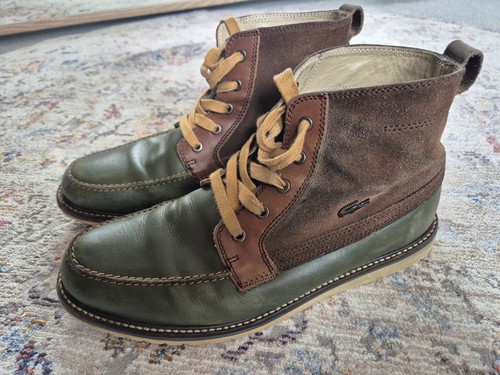 Lacoste men boots - boots, green