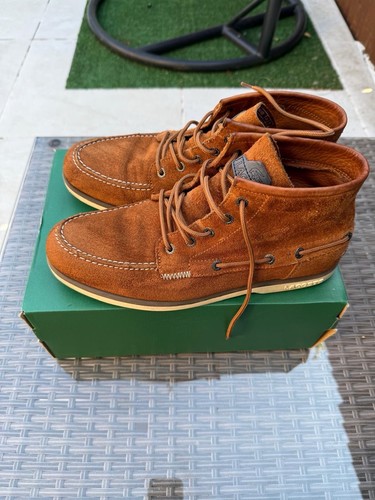 Lacoste brown suede