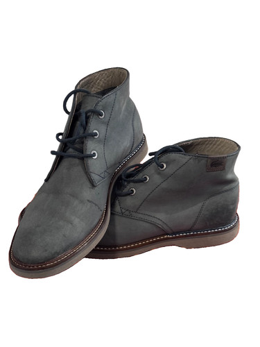 Lacoste blue nubuck - nubuck, leather