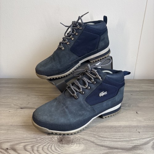 Lacoste nubuck navy hiking - lacoste,