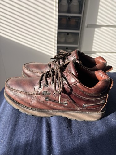 Lacoste vintage boots brown - vintage, uk