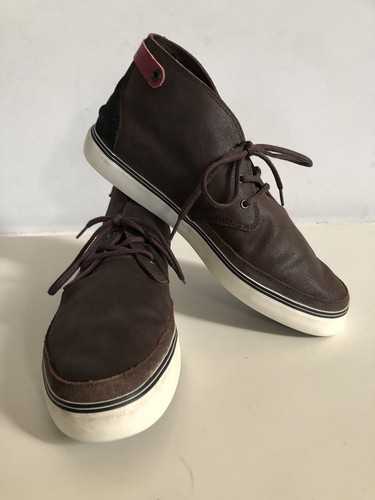 Lacoste brown leather top - leather,